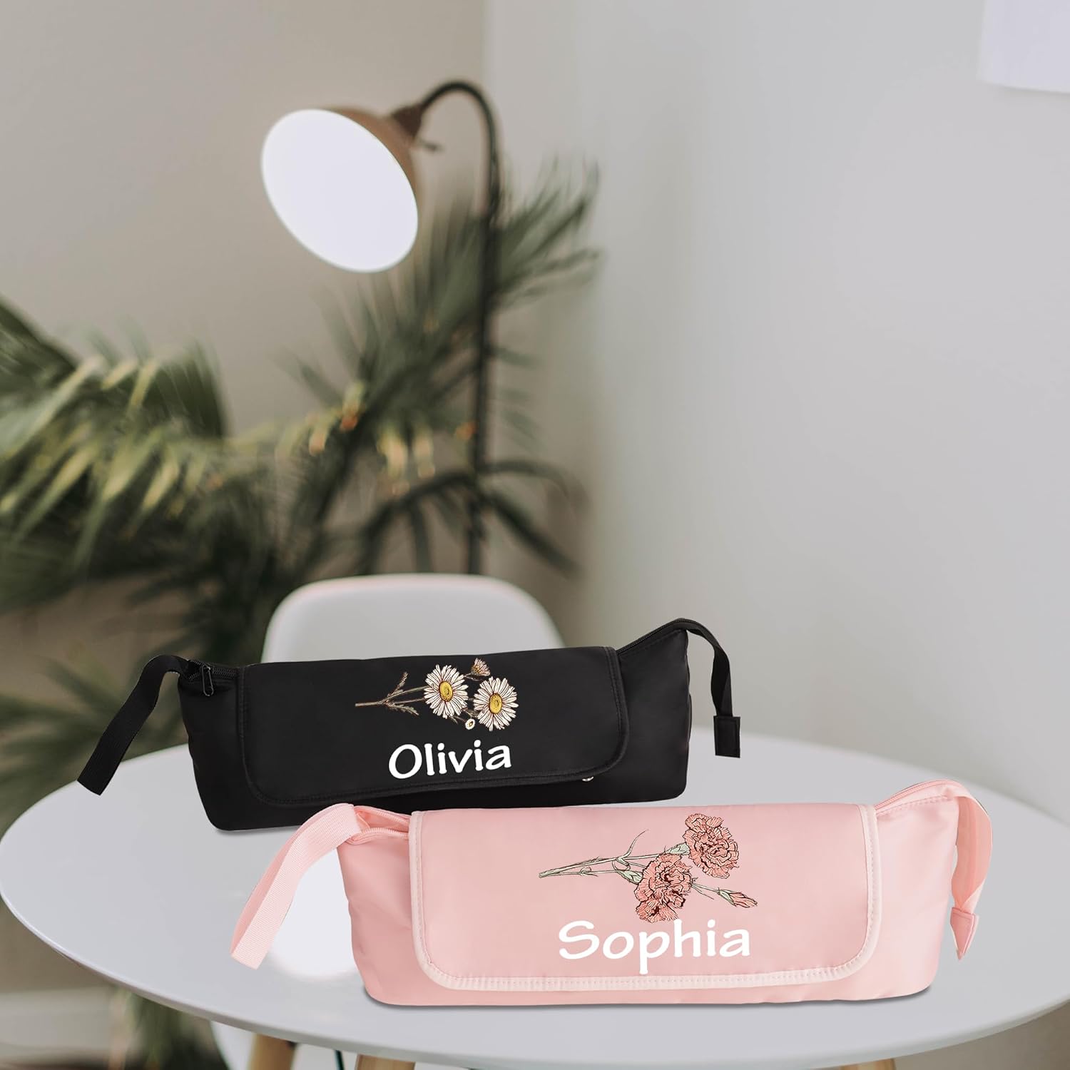 Personalized Hair Tools Travel Bag with Name Birth Flower Portable Hair Tool Travel Case Organizer with Heat Resistant Mat Personalized Hair Tool Travel Bag Curling Iron Hair Accessories 6 71KNcAzXDOL. AC SL1500