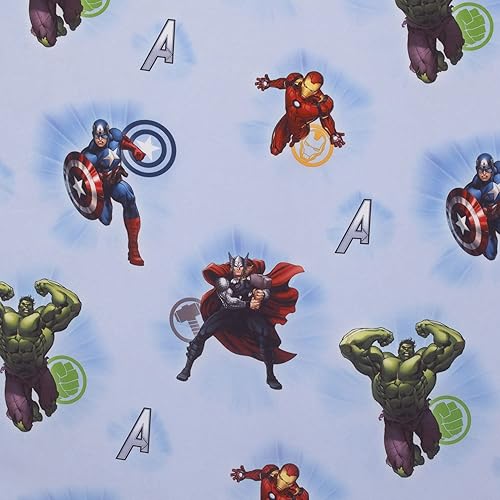 Miniatura 4 de Marvel Avengers Sábana bajera ajustable para cuna 100 microfibra suave sábana de bebé se adapta a colchón de cuna de tamaño estándar de 28 x 52