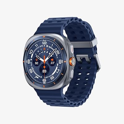 Samsung Galaxy Watch Ultra 2025 47mm – Smartwatch LTE con IA, Titanio, Botón Personalizable, Control de Salud, Garantía del Fabricante 3 Años + 1 año Extra, Azul Titanio (Versión española)