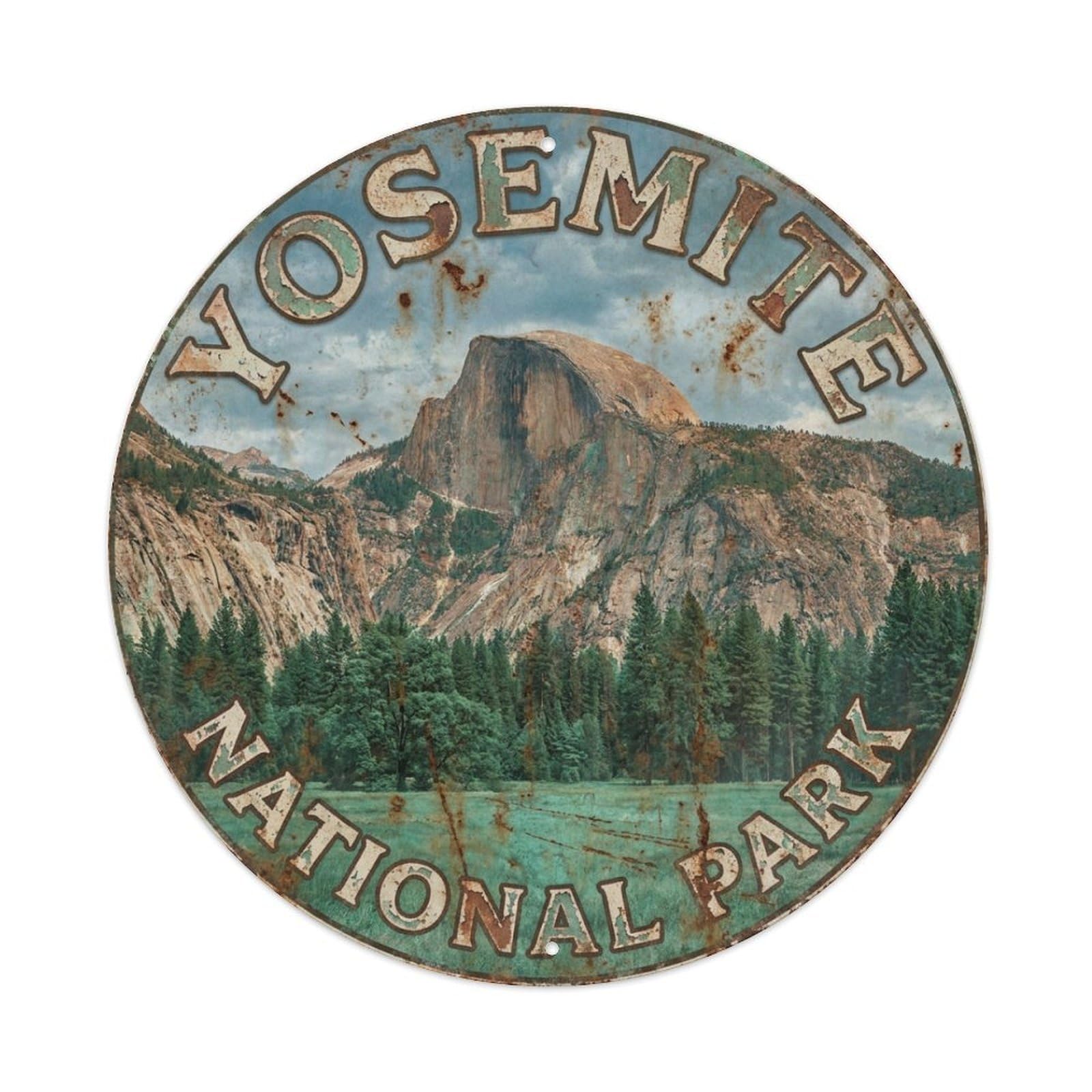 Galvaxio Style Vintage Travel Usa Yosemite Metal Tin Sign