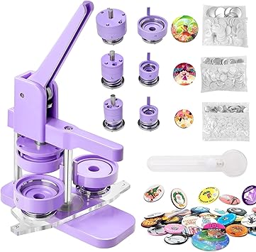 Amazon.com: Alldeer 1+1.25+2.25 Inch Button Maker Machine Multiple ...