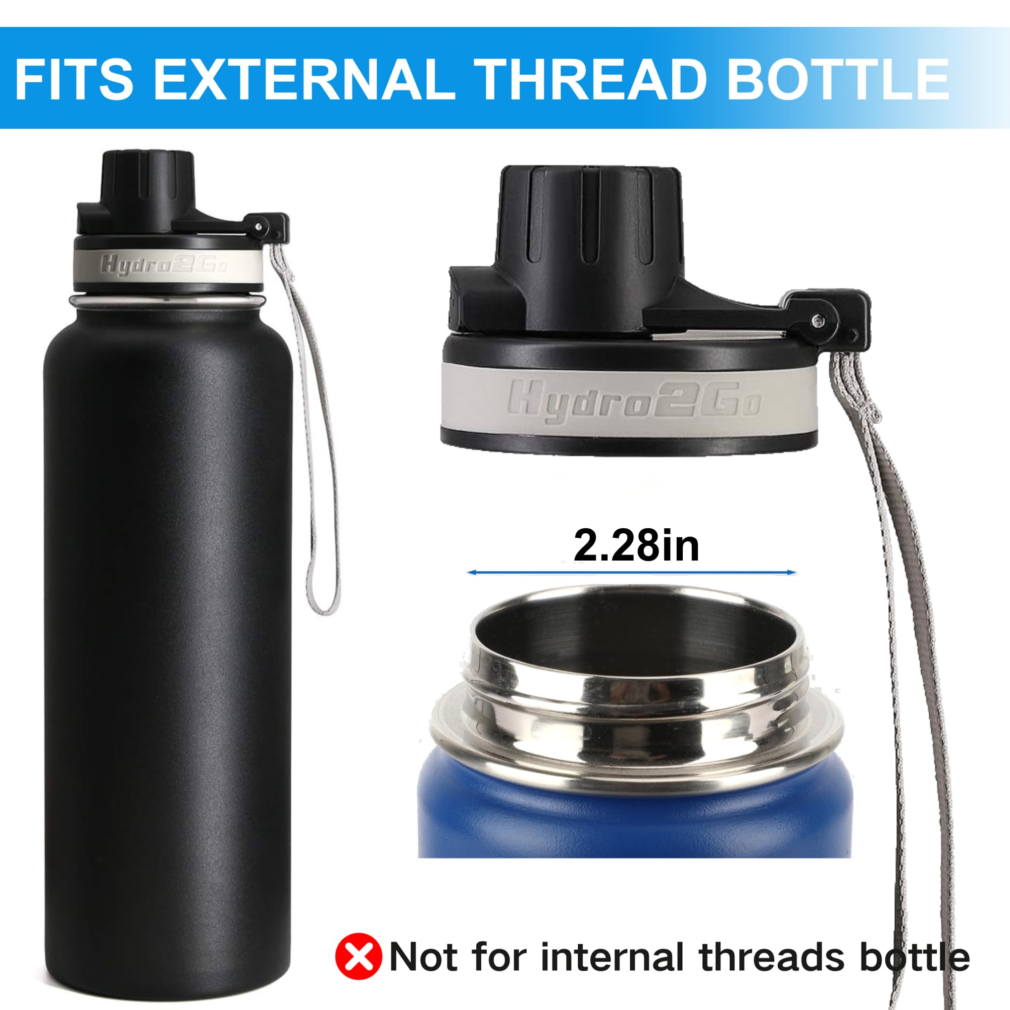 Amazon.com : Flip Lid for Hydro flask Wide Mouth 12, 16, 18, 32