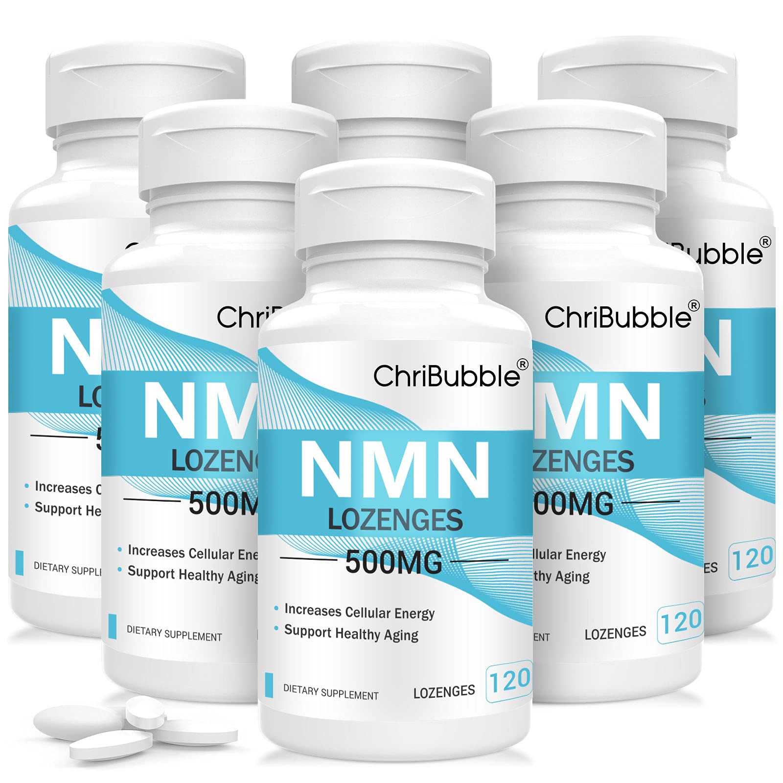 Buy ChriBubble Sublingual NMN Supplement Lozenges 500mg, NMN