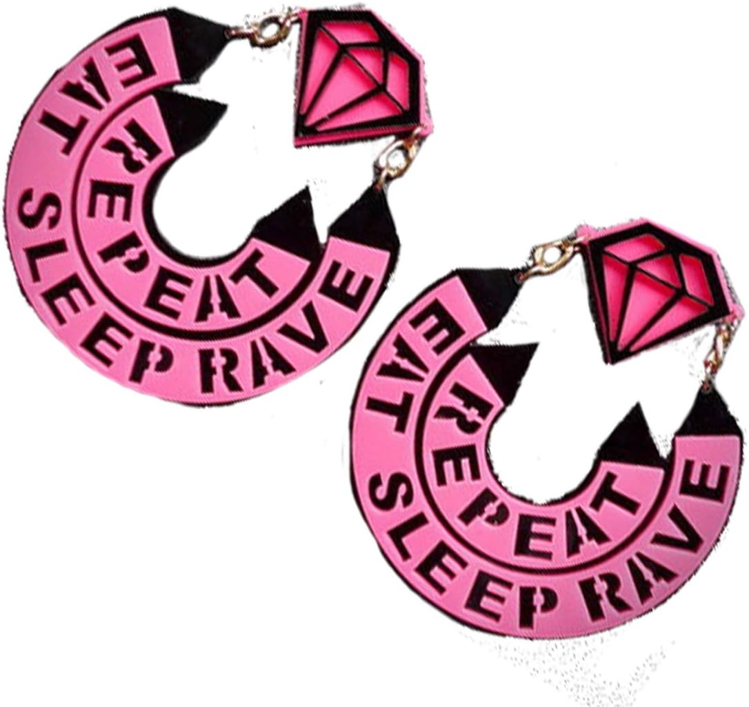 Diamond Laser Cut Acrylic Earrings Collection