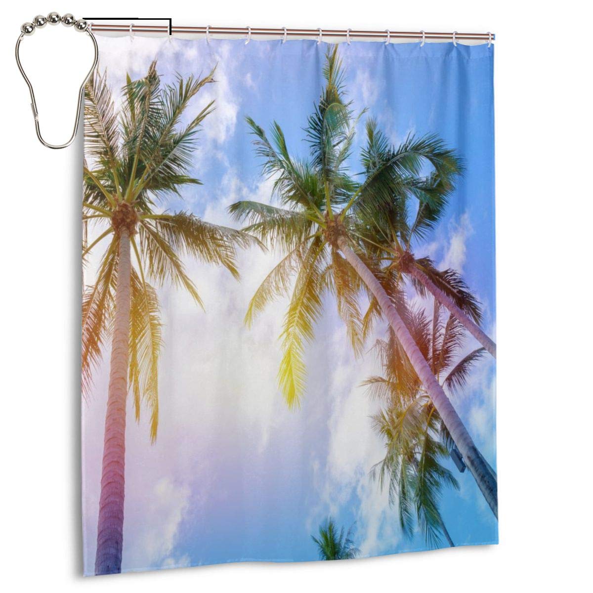 Palm Tree Beaded Curtains Curtains & Drapes 2023