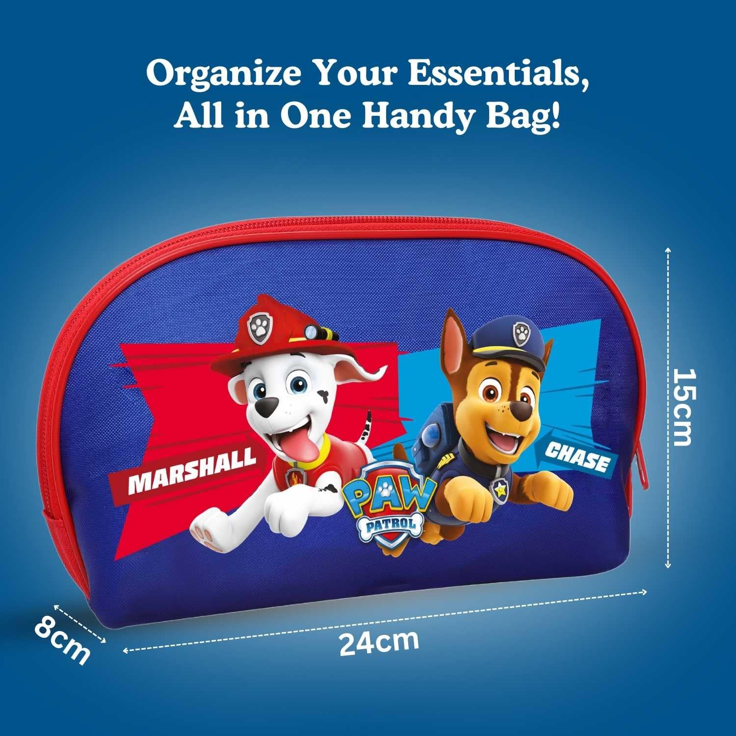 Trousse de toilette Paw Patrol pour enfants, comprend une eau de toilette (50 ml) et un gel douche (100 ml), végétalien et testé dermatologiquement, idéal pour Noël, un anniversaire ou pour un usage