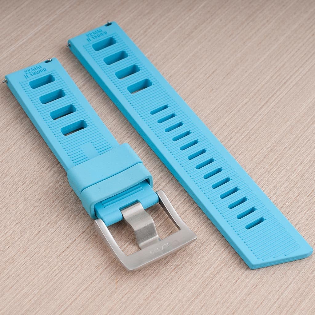 StrapHabit Quick Release Pro Diver Rubber Watch Strap Band FKM 20mm 22mm - Image 3