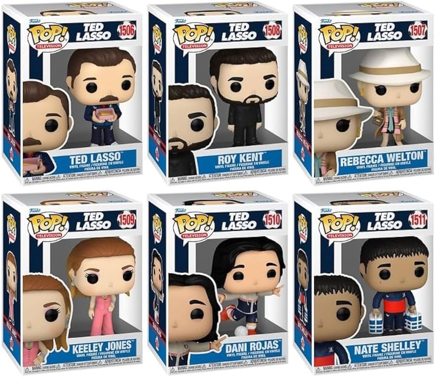Funko Ted Lasso Series 2 Complete Set (6) Pop! Television : Funko: Amazon.in: Toys & Games