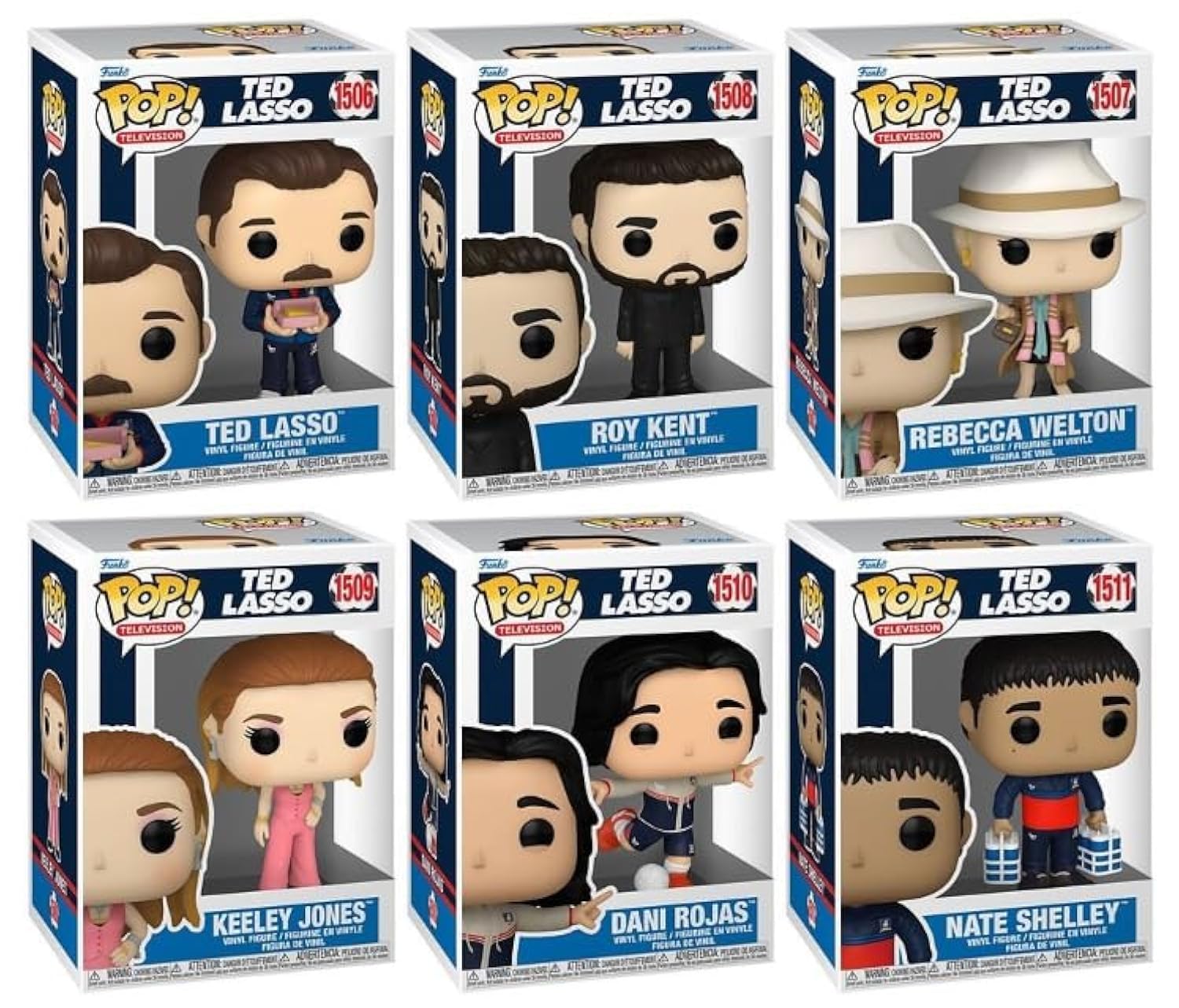 Ted Lasso Series 2 Complete Set (6) Funko Pop! Television : Funko: Amazon.com.au: Toys & Games