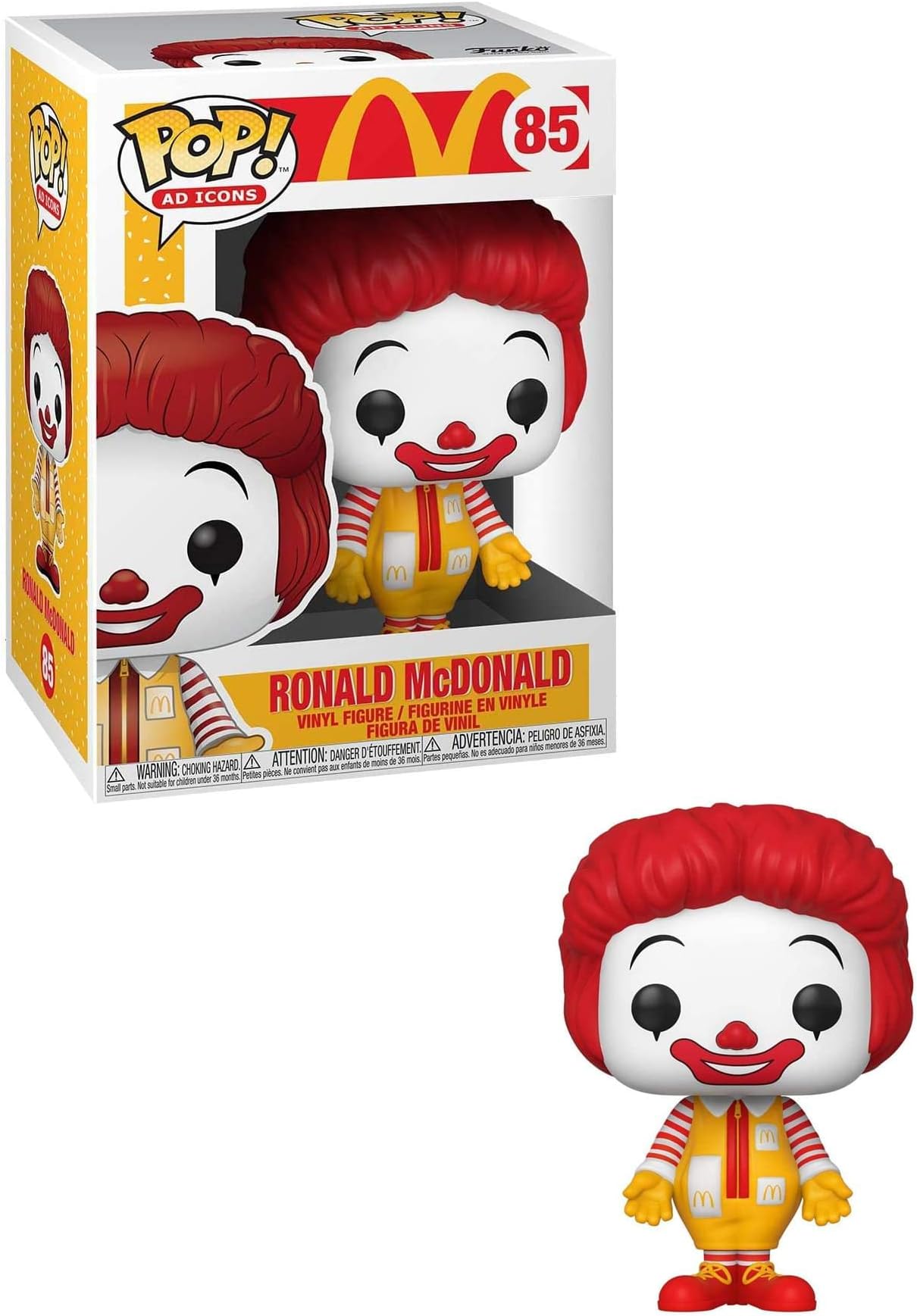 Pop! Ad Icons: McDonald's - Ronald McDonald, Multicolor