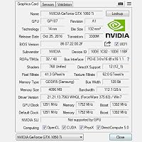 SAPLOS GTX 1050 Ti 4GB GDDR5 Grafikus Kártya PC Gaming GPU 8