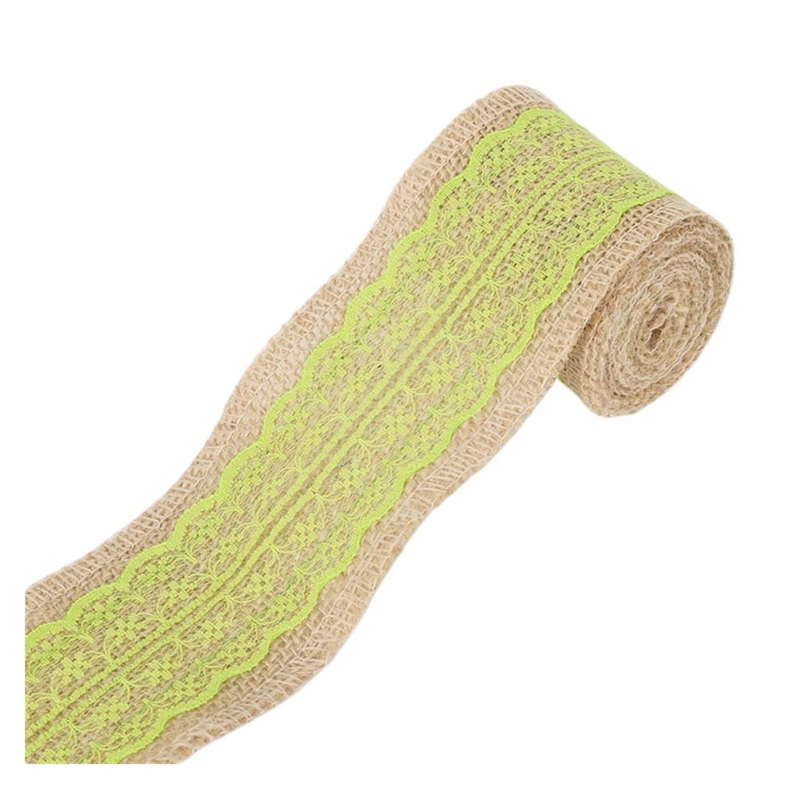 Jute Burlap Ribbon, Jute Burlap Ribbon 2m Multicolor