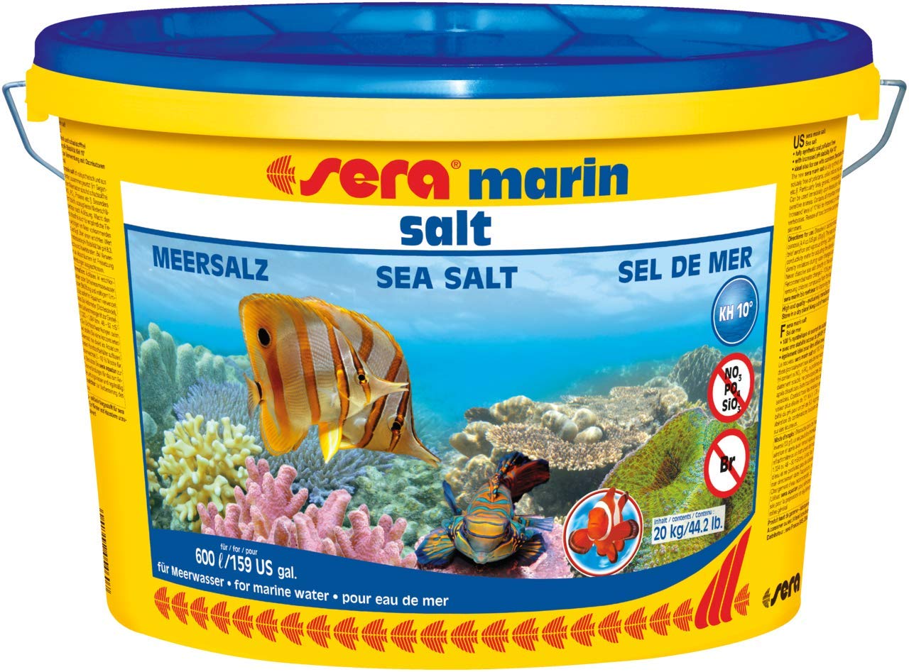 sera Akwarium morskie sól morska 20 kg rafa koralowa odwrócona ryba zbiornik na 600 l