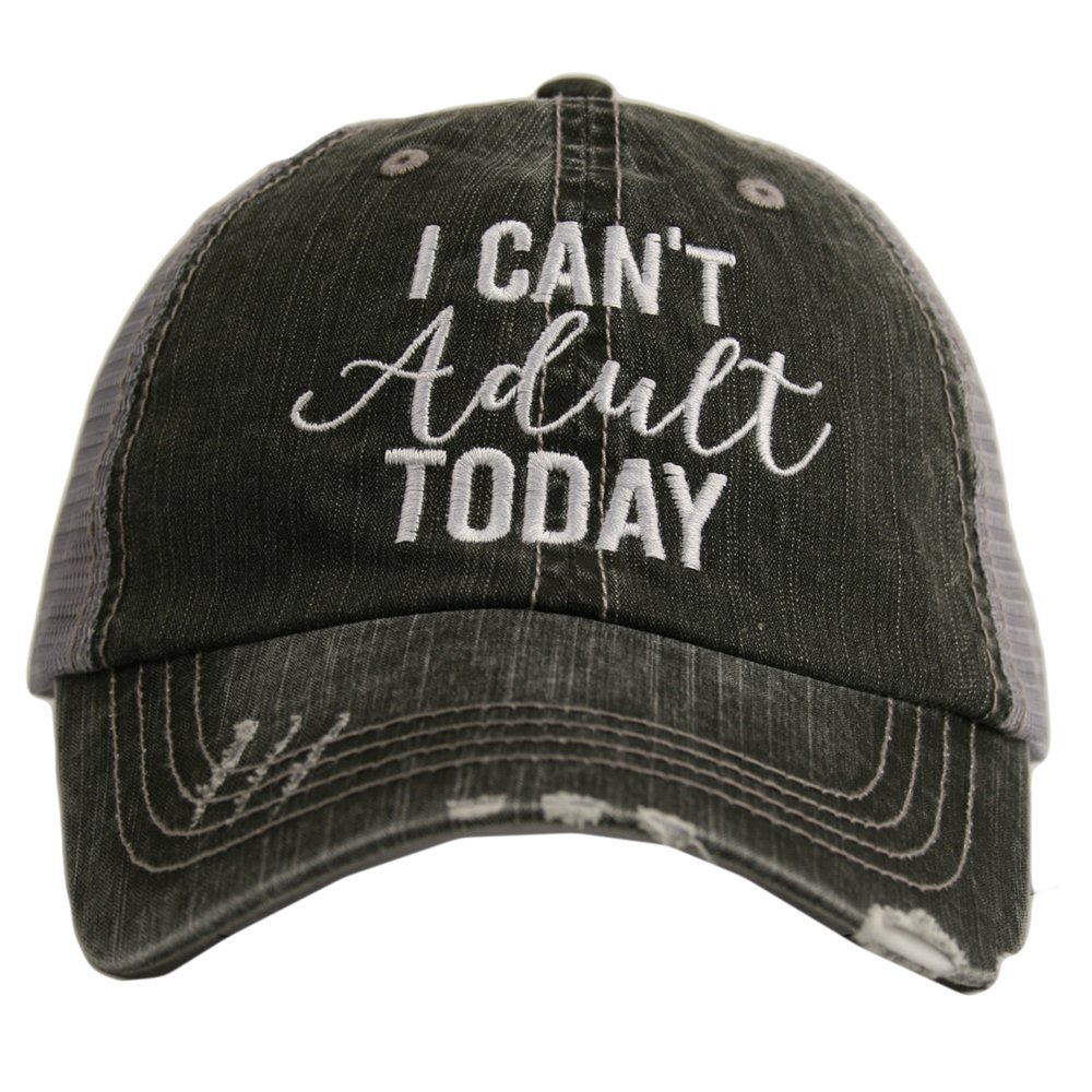 KATYDID I Cant Adult Today Baseball Hat - Trucker Hat for Women - Stylish Cute Sun Hat