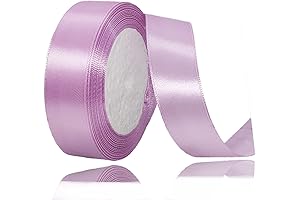 Premium Lavender Ribbon: Unleash Creativity with 1 Inch of Satin Elegance