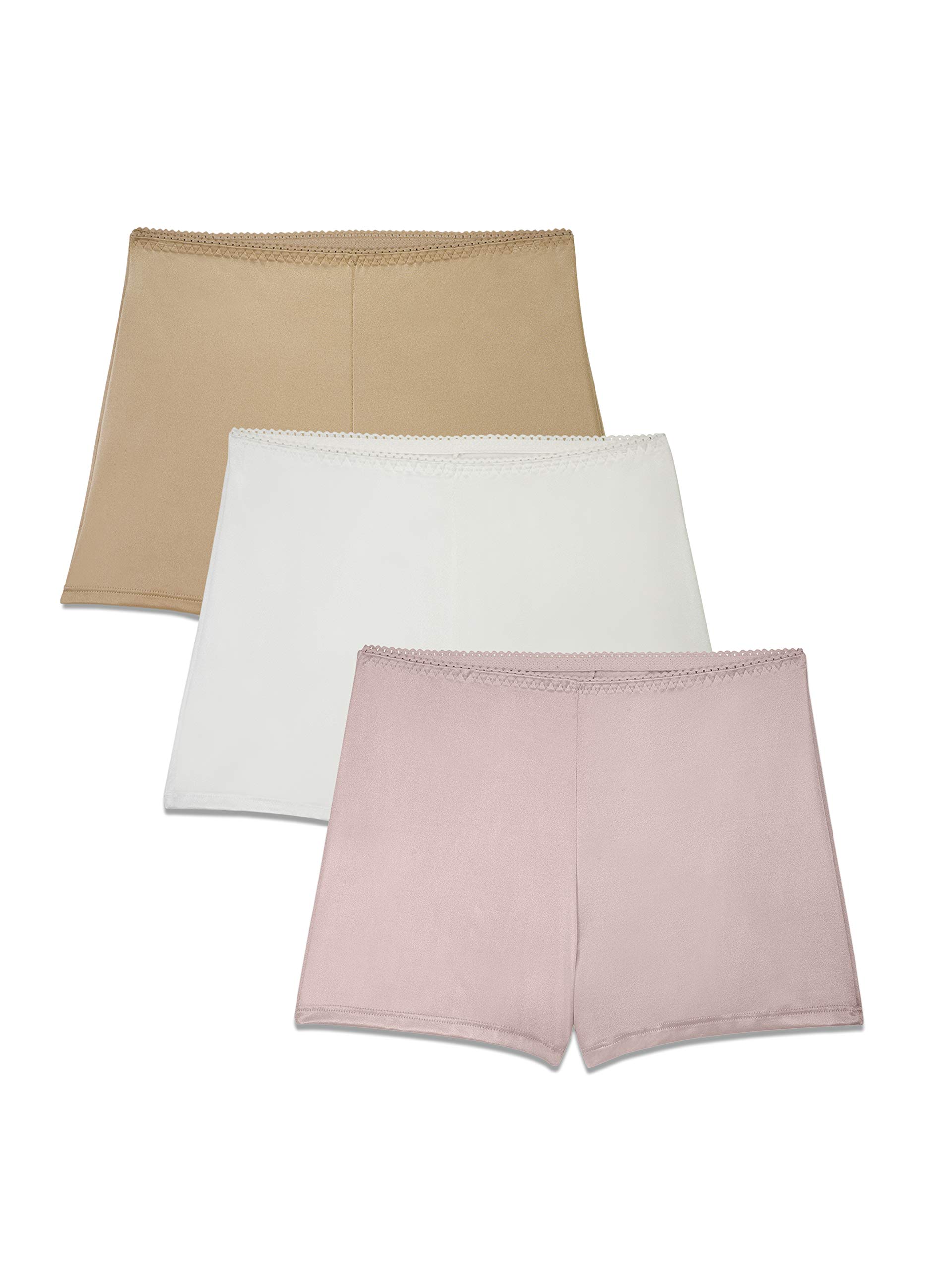 Brilliance by Vanity Fair Women's 3-Pack Undershapers Light Control Boyshort Panty 42301