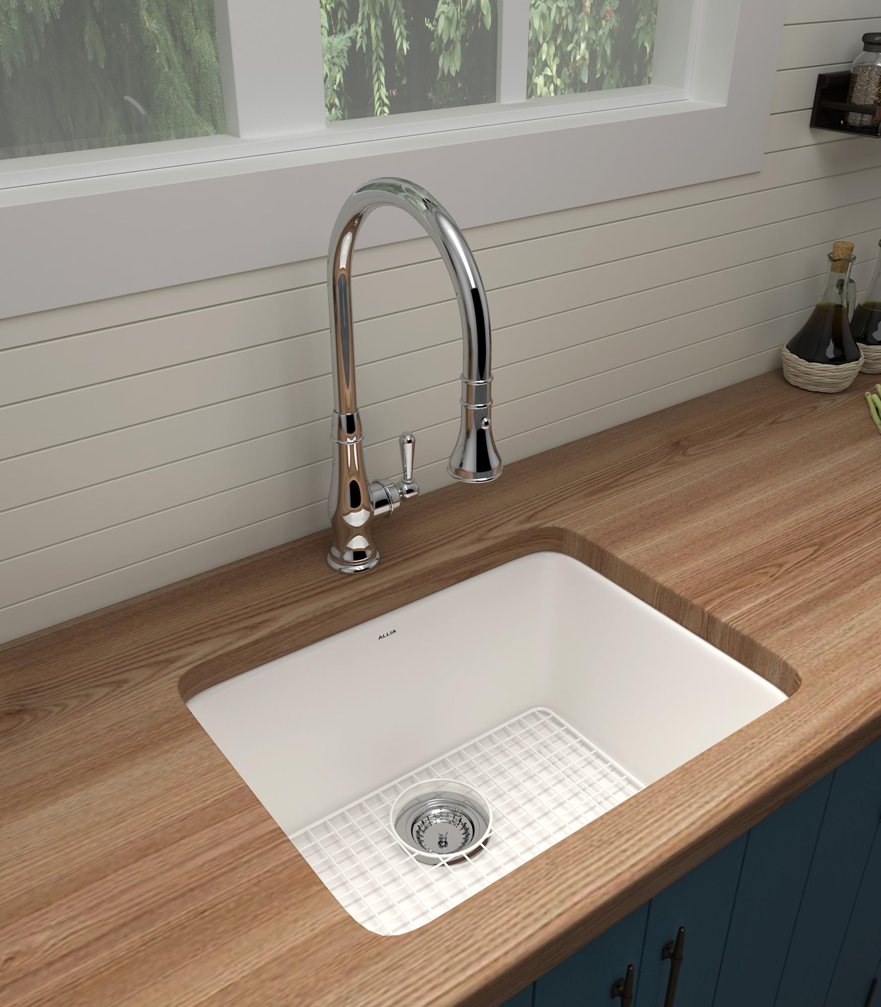 Rohl 6347-00 23-15/16-Inch by 18-1/2-Inch by 10-13/16-Inch Allia