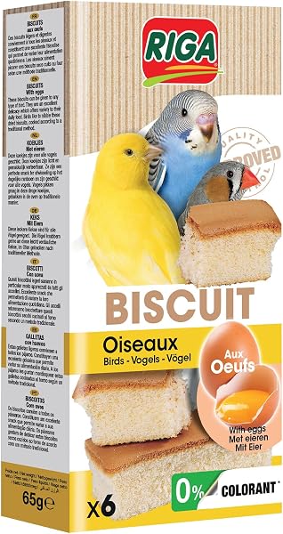 Riga - 000014 - Biscuits Oiseaux aux Œufs Boîte de 6 ( 1 x 65 g ) - 1