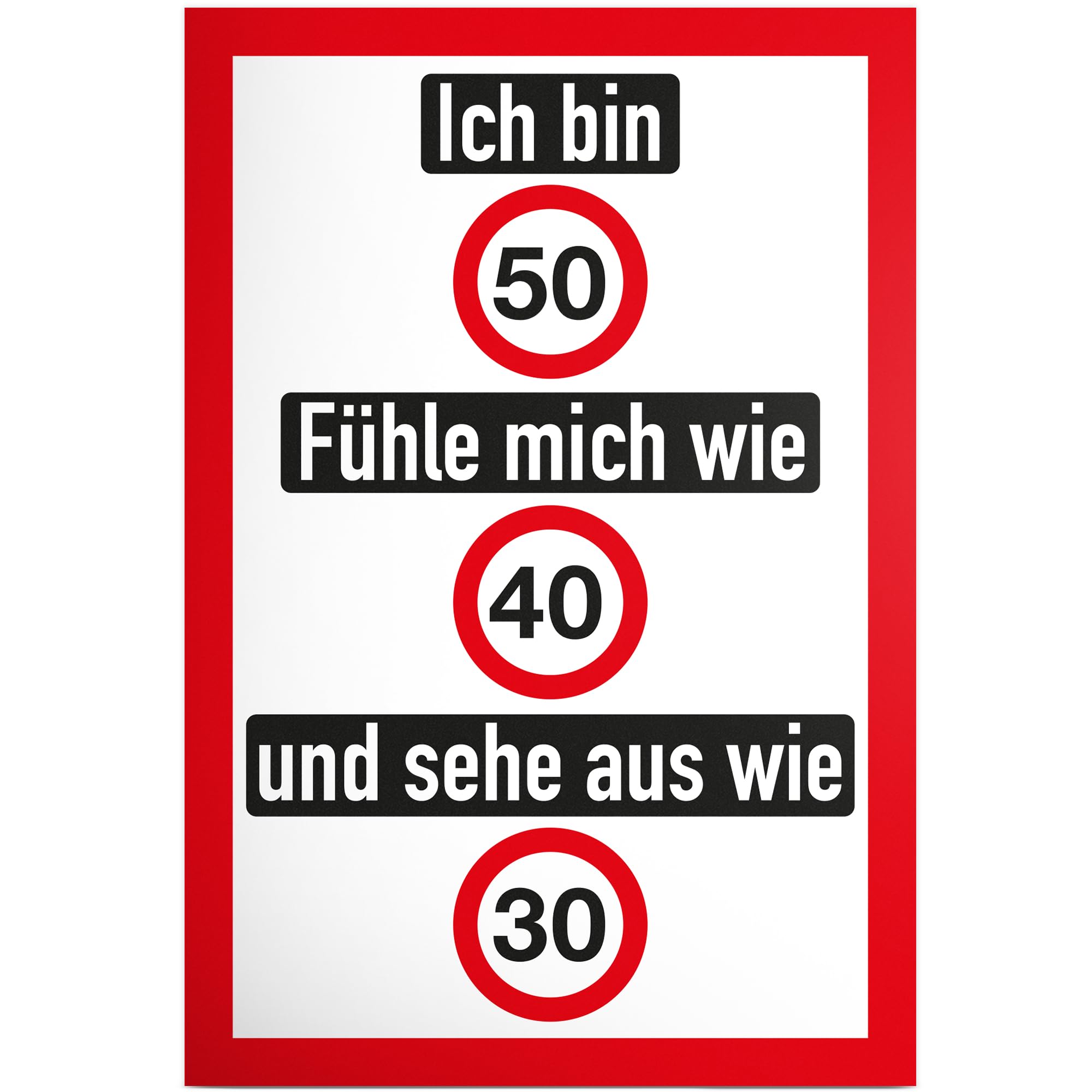 DankeDir! Hereingemopst - 30 x 20 cm Schild - Geburtstagsges