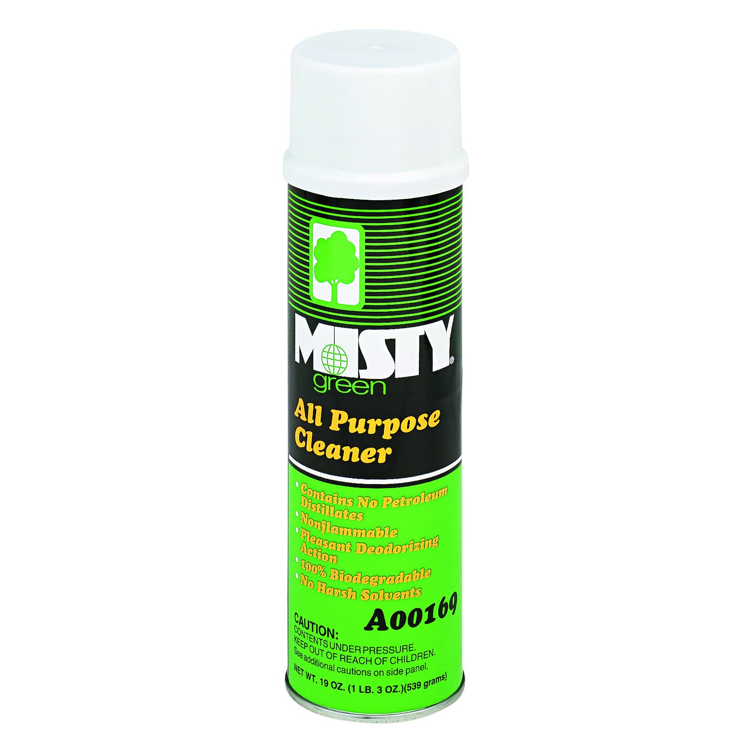 Misty A00169 19oz. Citrus All Purpose Cleaner in Aerosol Can (Case of