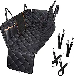 Capa Protetora Pet Impermeável Para Banco De Carro Com Cinto