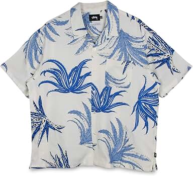 STUSSY アロハシャツ XL 半袖 レーヨン STUSSY ステューシー シャツ 半袖 メンズ Hawaiian Pattern