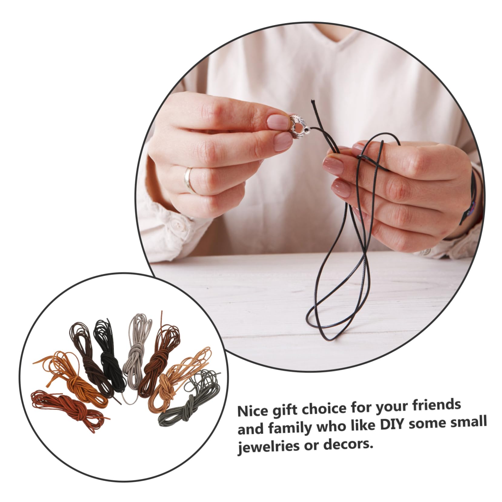 Cabilock 5sätze Retro Schmuckset Schnur Für Halsketten Und Armbänder Farben Für Schmuckherstellung Und Kreative Bastelprojekte Hautfreundlich Und Vielseitig