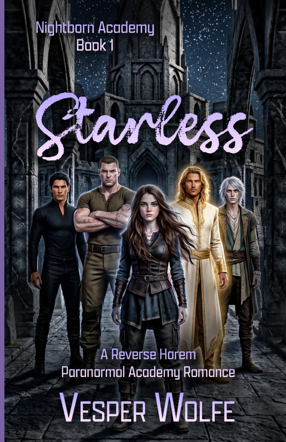 Starless: A Reverse Harem Paranormal Academy Romance: 1 (Nightborn Academy)