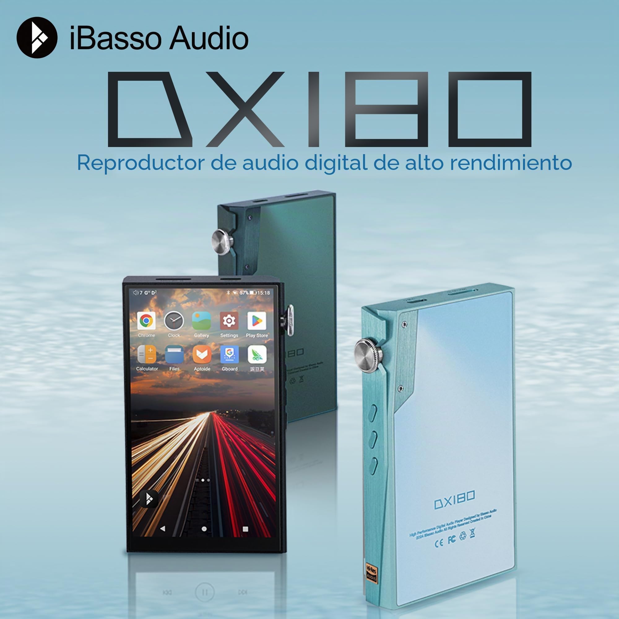 iBasso DX180 - Reproductor de audio digital (128 GB, negro)