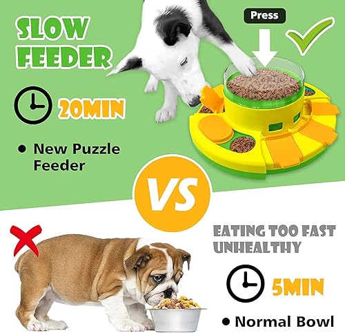 Miniatura 3 de BEEFABLE Rompecabezas para perros, juguetes interactivos, juguetes de enriquecimiento para perros, estimulación cerebral, entrenamiento de