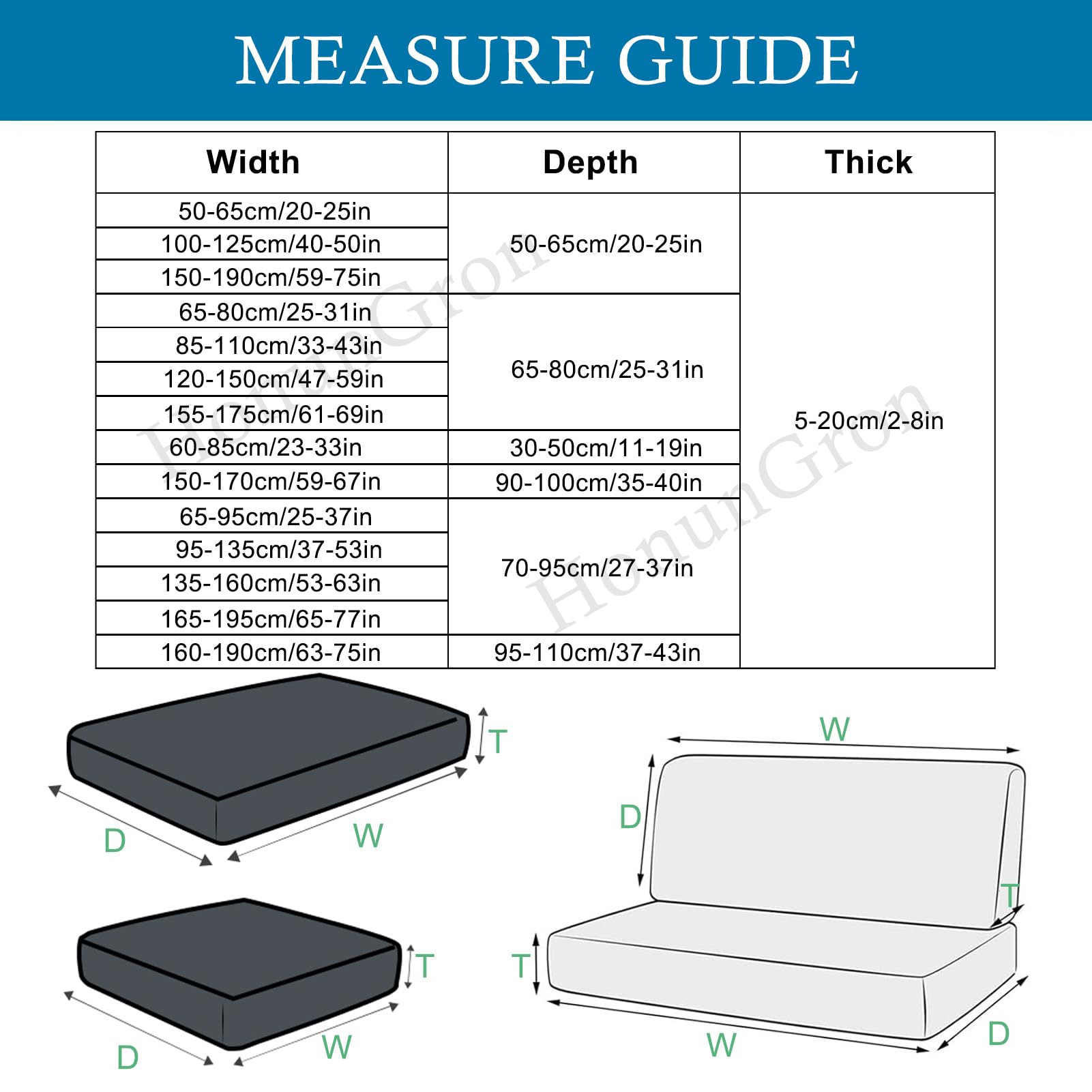 HonunGron Kunstleder Sitzbezüge - Rutschfeste Polsterbezüge Für Wohnmobil