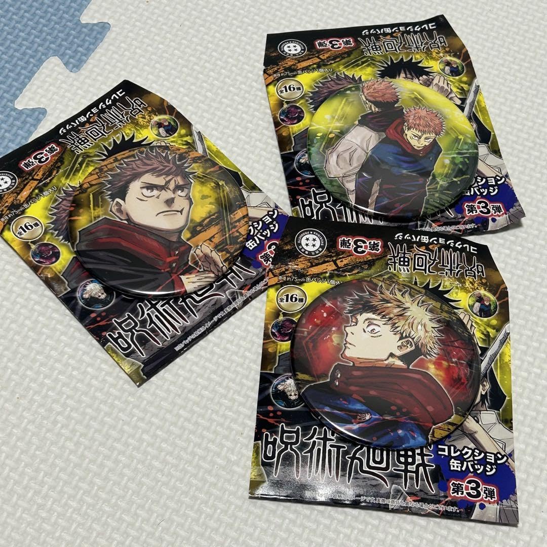 Amazon.co.jp: 呪術廻戦 原作 コレクション 缶バッジ 虎杖悠仁 両面宿