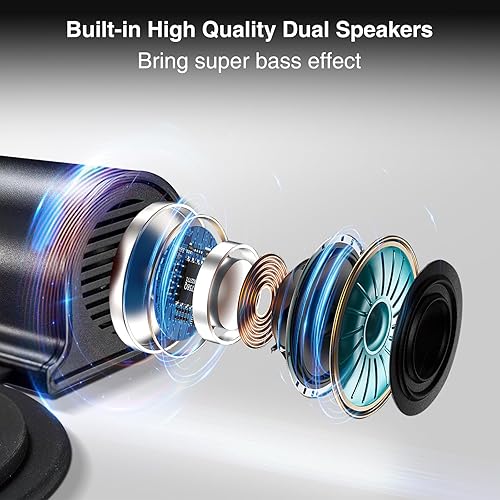 Miniatura 6 de Juego de batería electrónica, 7 almohadillas enrollables, almohadilla eléctrica con función inalámbrica, kit de batería midi recargable portátil con