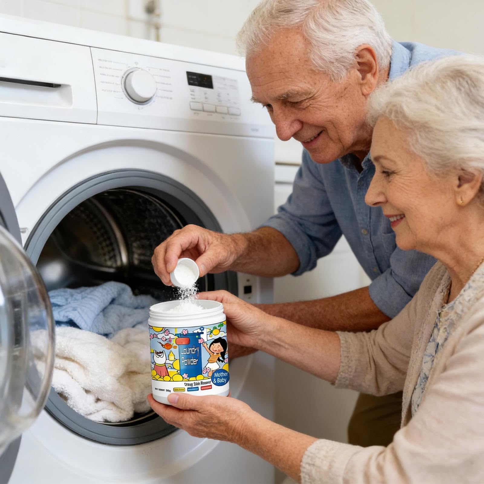 Lessive en Poudre - Nettoyage Profond en Toute Sécurité Formule Ultra Concentrée et Douce | Poudre À Oxygène Polyvalente Pour Détacher Les Taches,pour Tissus Sensibles Lavage de Draps Intérieur Maison