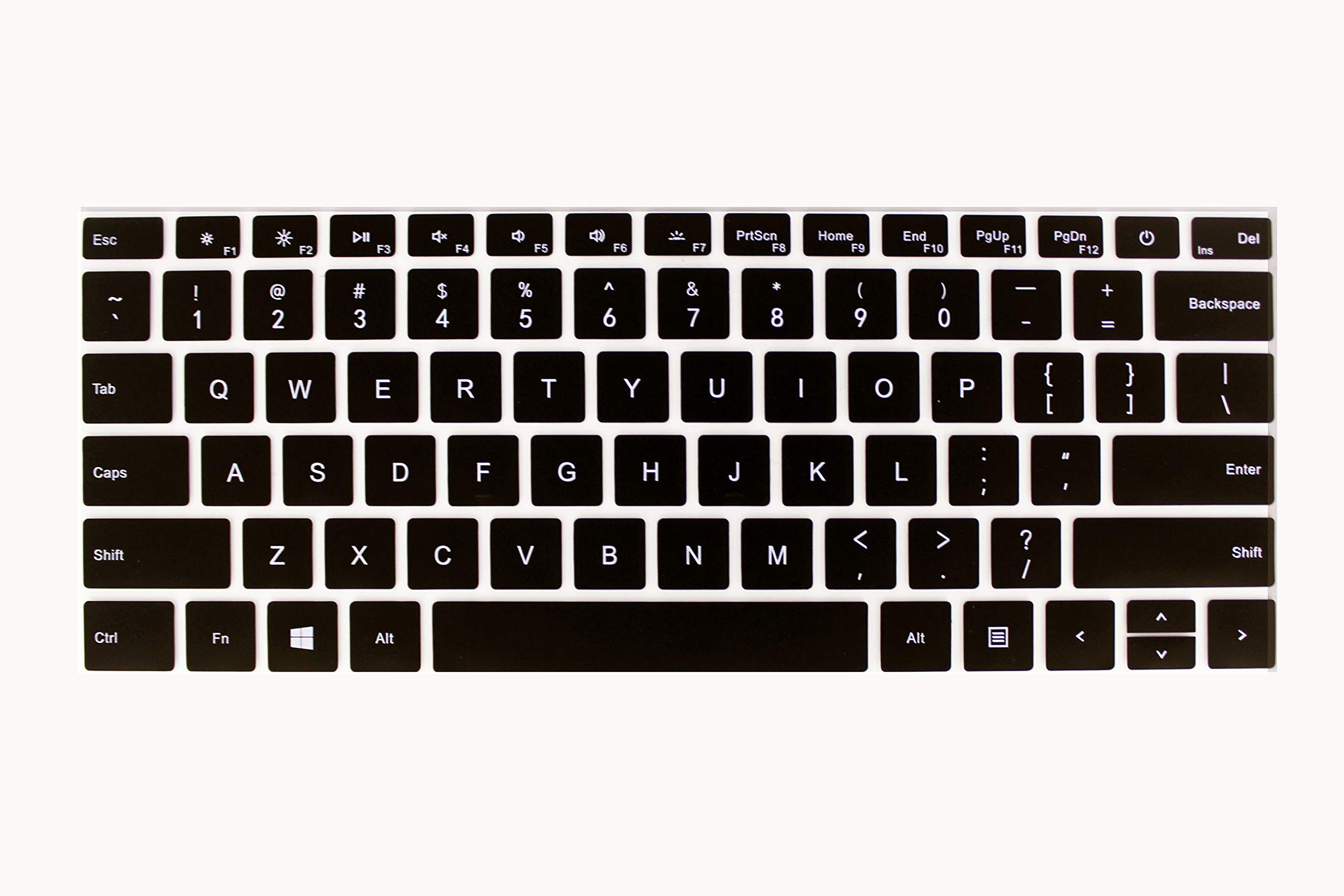 Saco Chiclet Keyboard Skin for Microsoft Surface Pro 4 12.3 Inch Surface Pro 4 Type Laptop - Black (B08RJBJCQF) Amazon Price History, Amazon Price Tracker