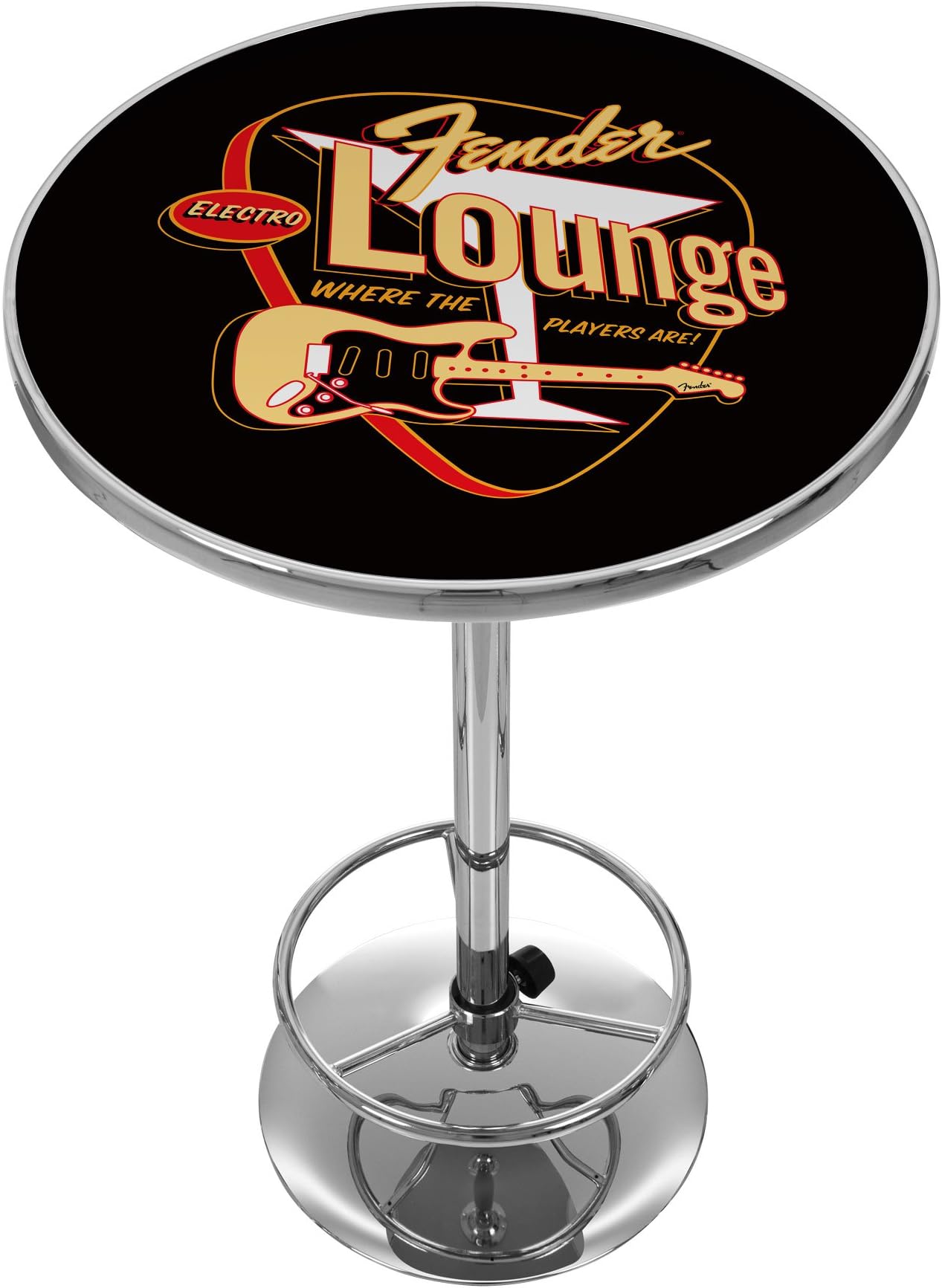 Fender "Electro Lounge" Chrome Pub Table