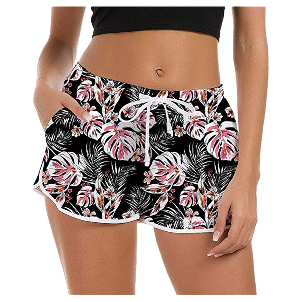 Bikini da Donna novità String Pattern Stretch Quick Swimsuit Short Board Women Dry 's Set, Celeste, L