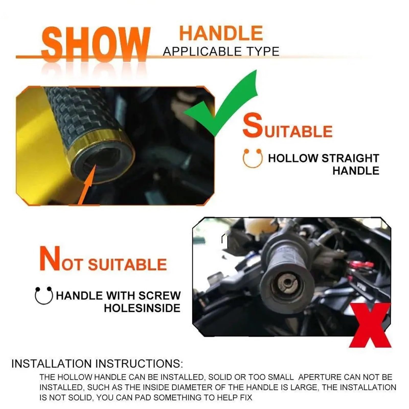 Embout De Guidon Moto Kawasaki