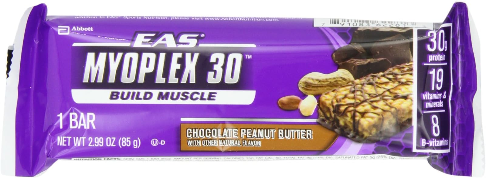 EAS 30 Bar - Chocolate Peanut Butter - 2.99 Oz