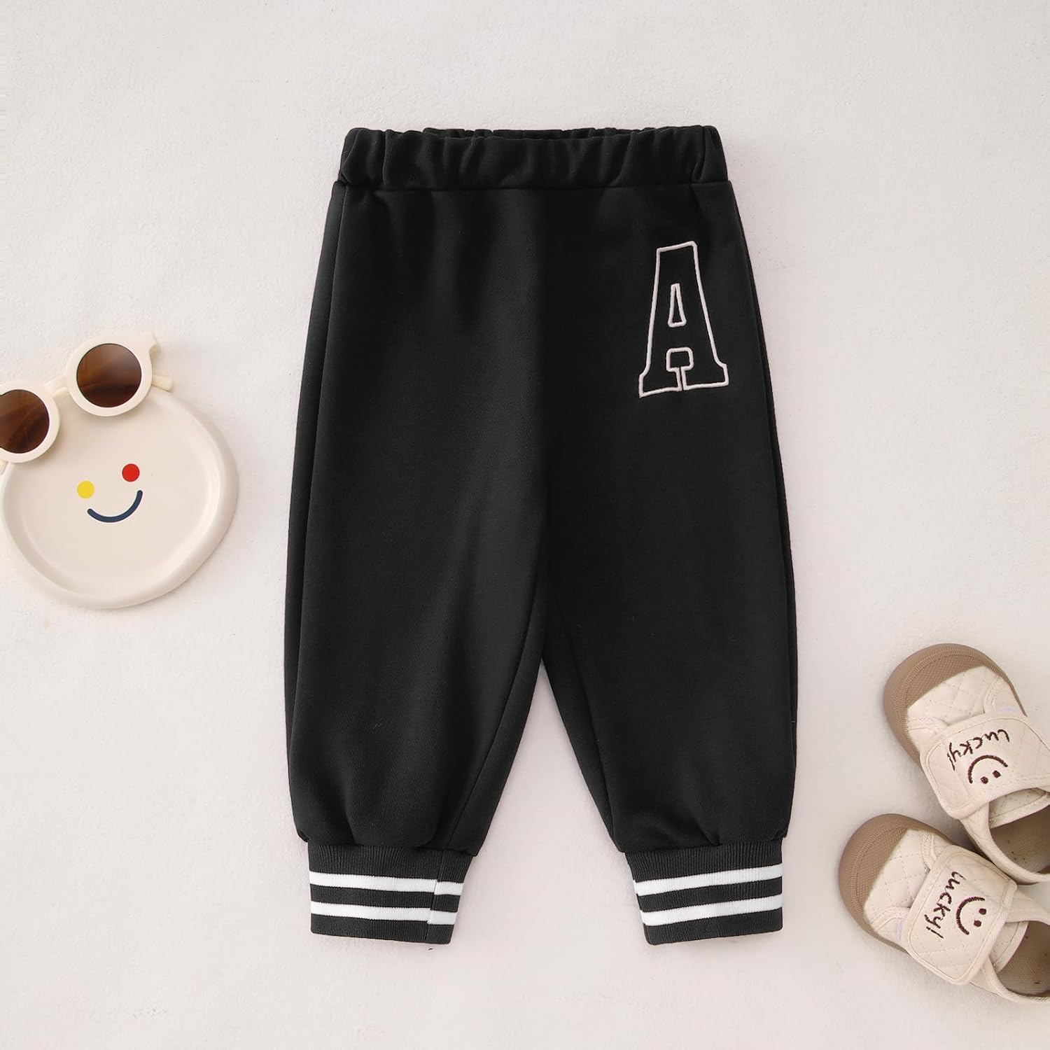 IZYJOY Toddler Boy Girl Baseball Tracksuit Outfit Varsity Bomber Jacket Pants Sweatsuits Set Sportswear Fall Winter Clothes - Image 7