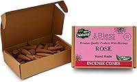 Vista 135 de Bless International Cedro 100% natural - Conos de incienso hechos a mano, sumergidos a mano, orgánicos, sin productos químicos para purificación