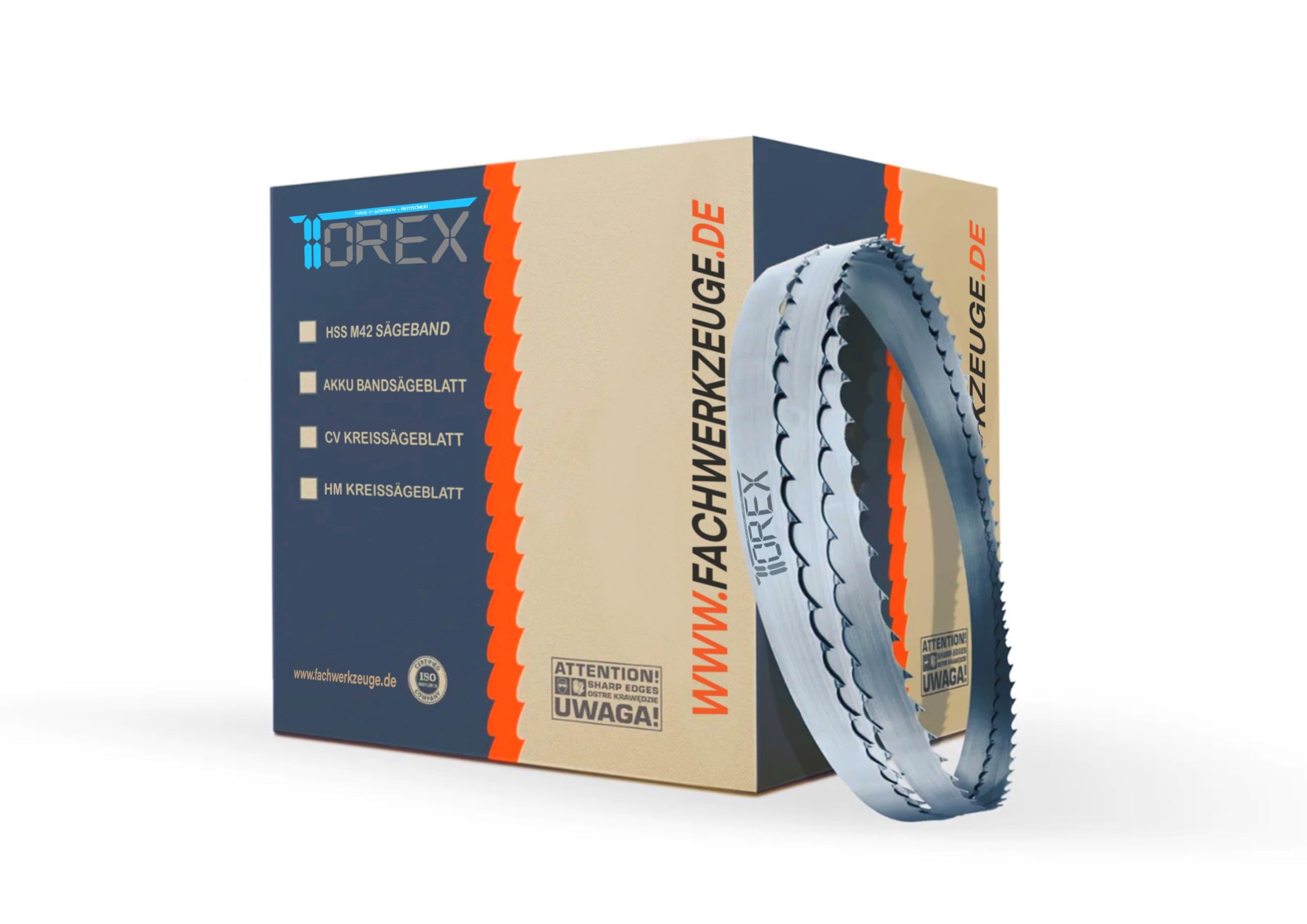 Lama Sega A Nastro Bi-Metal NEBES TM 205 - M42, 2080x20x0.9mm, 8/12 Denti Pollice, Made In Germany - Foto 7