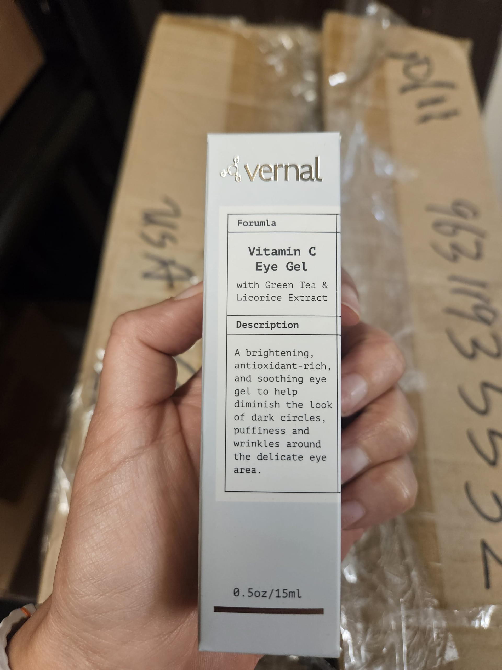 Vernal Reparador Cuidado Gel Ojos - Elimina Ojeras Bajo Ojos, Ojos Hinchados, Líneas Finas, Cuervos Pies, Arrugas, Hinchazón Best Antienvejecimiento Crema Ojos Tratamiento Hasta Dirección Y Corrector Cualquier Ojo Área Signos De Envejecimiento Propietario