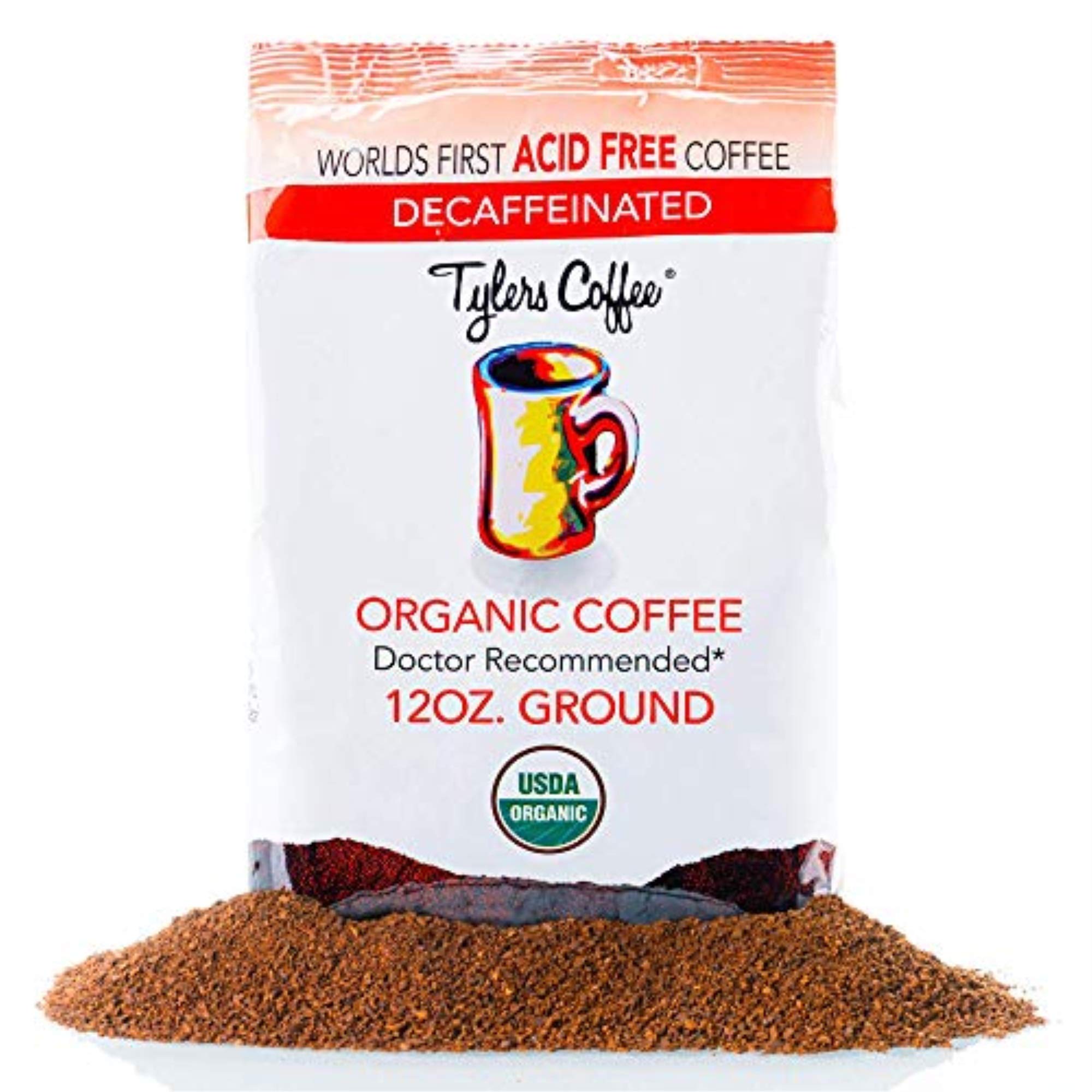 Tyler’s Ground Coffee - 100% Arabica Full Flavor Decaf 12 oz