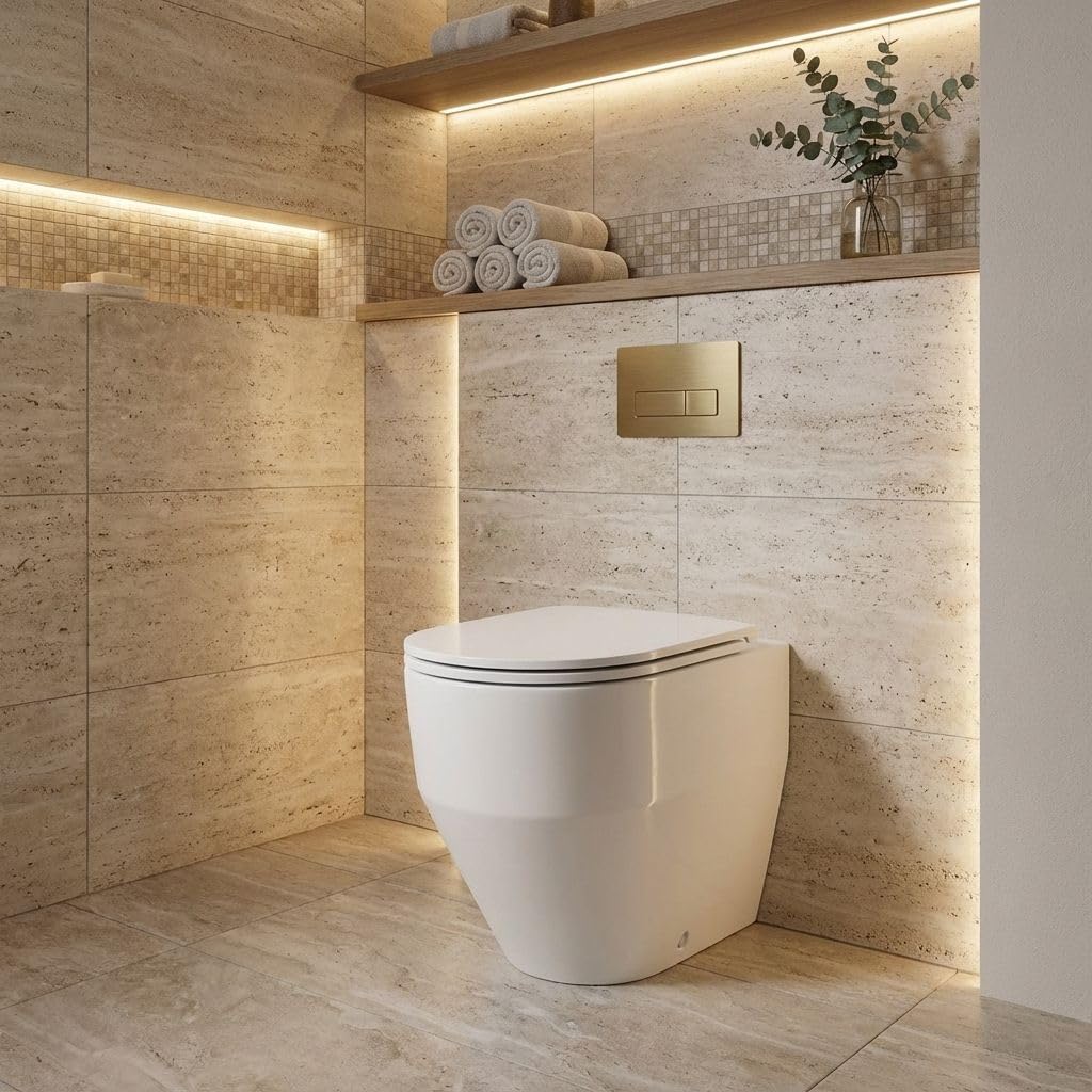 WC filomuro in ceramica bianca 53x36 cm senza brida – Serie Pro | Laufen
