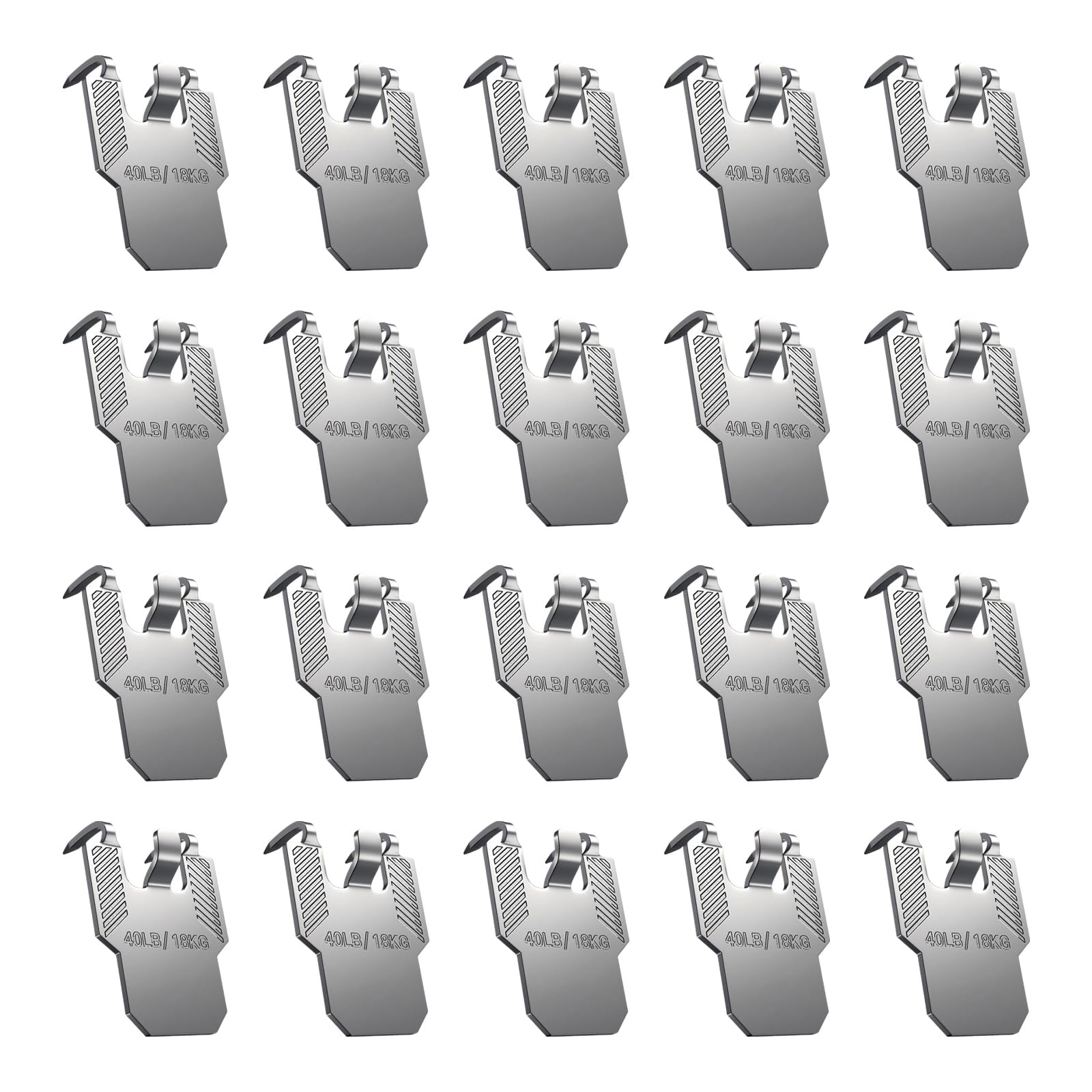 Zbiianxer Multicolor 20Pcs Heavy Duty Picture Hanging Claws For Drywalls Mounting Frames Artwork Secure Claws Hook Drywalls Mounting Frame Hanger For Securely Pictures Frame Artwork