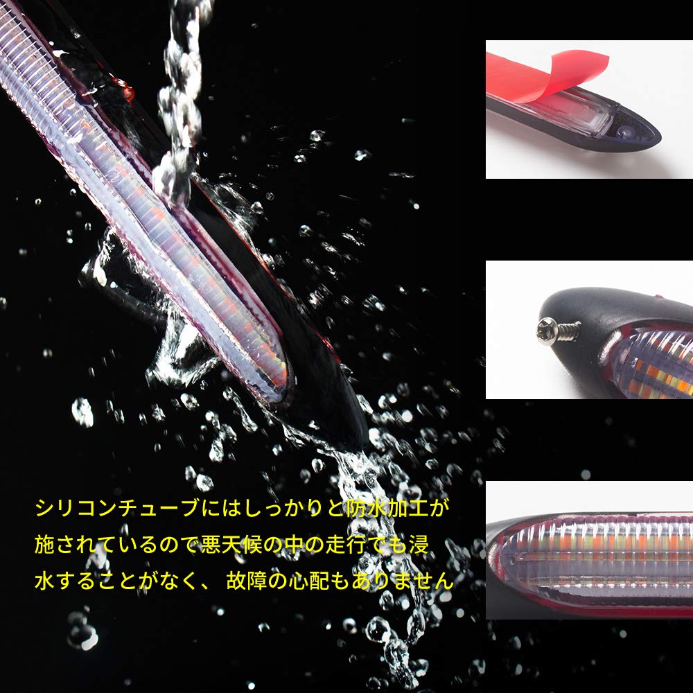 Amazon | XINFOK LED テープライト 粒がみえない シリコン 簡単取付 2