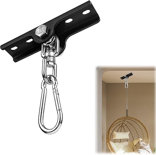 Miniatura 1 de YZZHAJ Soporte de pared para colgar bolsas de boxeo en el techo, ganchos de suspensión de columpio resistentes, capacidad de peso de 300 libras,