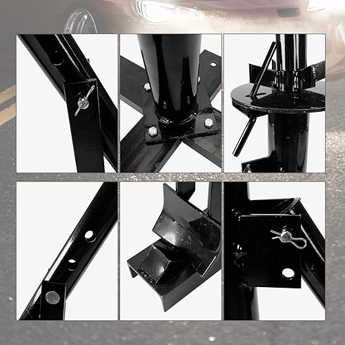 Miniatura 6 de Máquina de herramientas para romper cuentas, cambiador de neumáticos manual para automóviles, neumáticos de 8 a 16 pulgadas, compatible con remolque