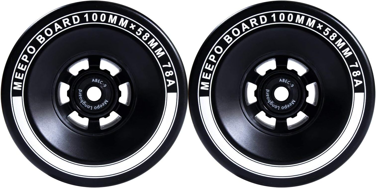 MEEPO Skateboard Wheels, 100 mm Offset Wheels (2 pcs)